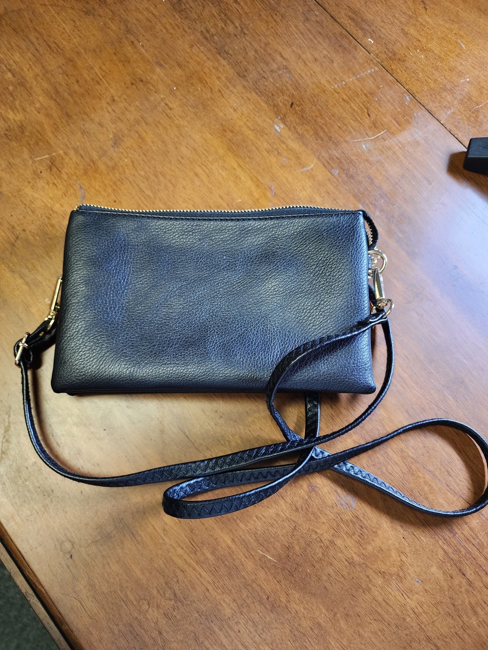 Jen & co Multi Compartment Black Crossbody